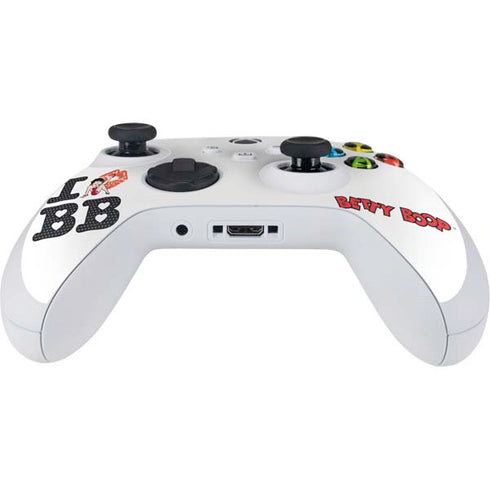 Betty Boop I Love BB Xbox Series S Controller Skin